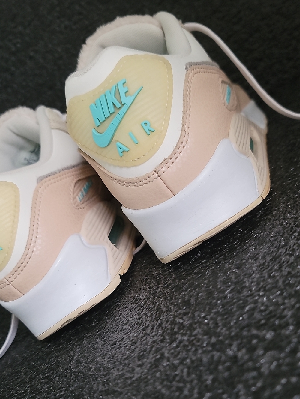 Nike Wmns Air Max 90 Se 'Mama' "Teal/Cream/Tan" Wmns 9 Fast Shipper. - Picture 6 of 15